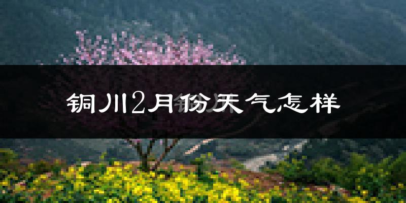 铜川市2月份天气如何?很冷吗?
