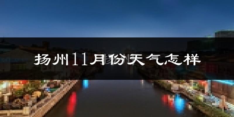 扬州11月份天气怎样?扬州十一月冷吗?