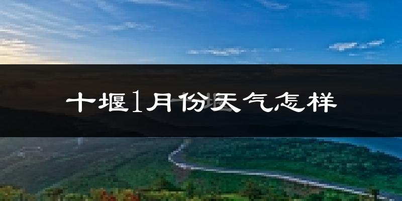 十堰市1月份天气如何?很冷吗?