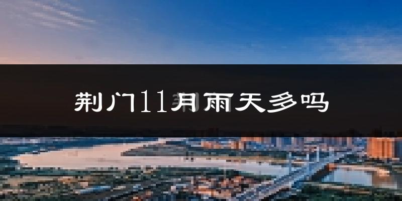 荆门11月雨天多吗?
